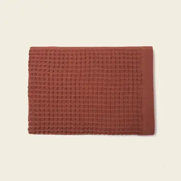 Organic Weightless Waffle Bath Towels